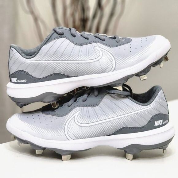 NEW! Men's Nike Alpha Huarache Varsity 4 Low Baseball Cleats / Size 7 - Picture 6 of 11